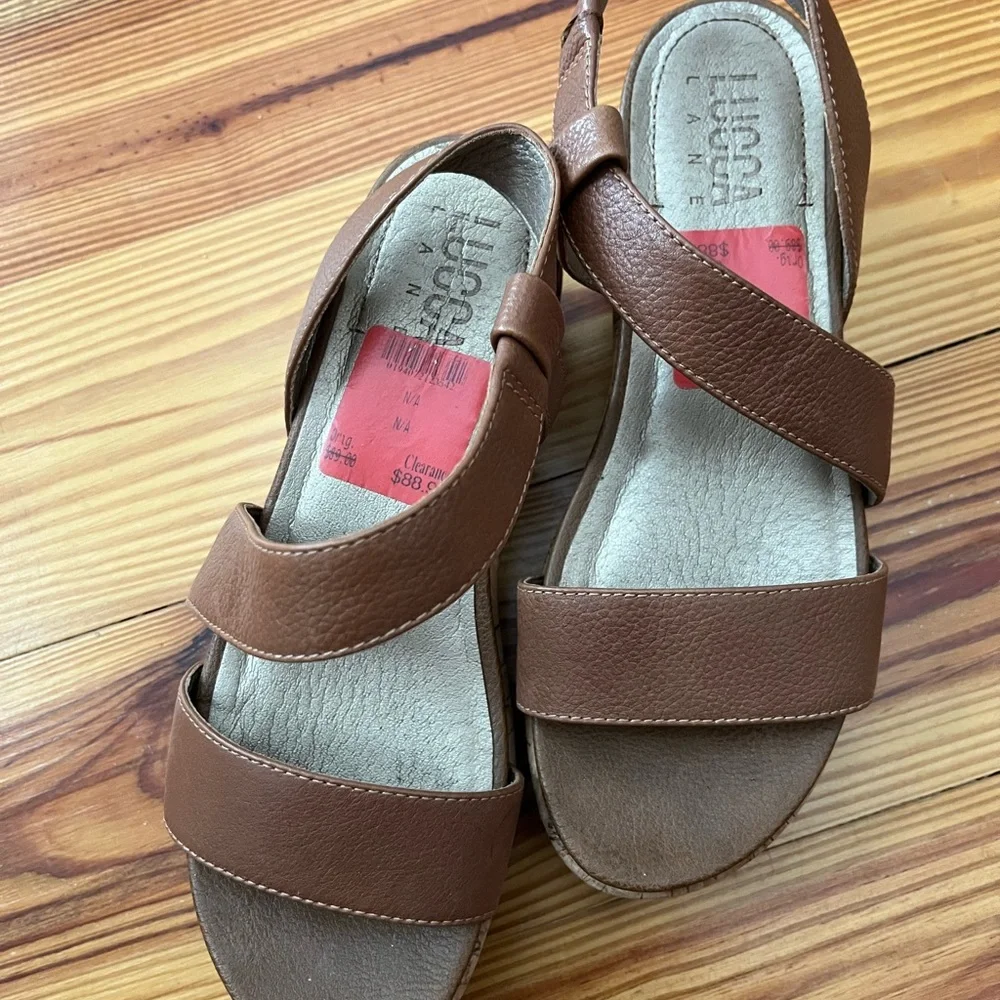 Women’s Brown Espadrille Wedge Sandals - Comfortable Summer Style